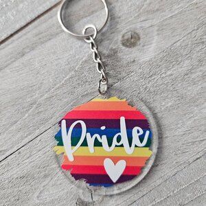Pride Rainbow Keychain
